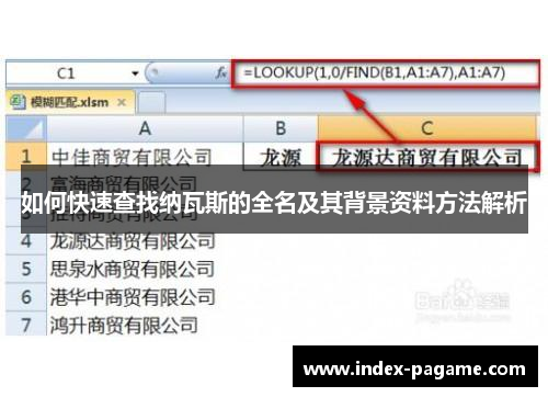 如何快速查找纳瓦斯的全名及其背景资料方法解析